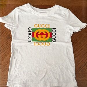 Kids White graphic T-Shirt